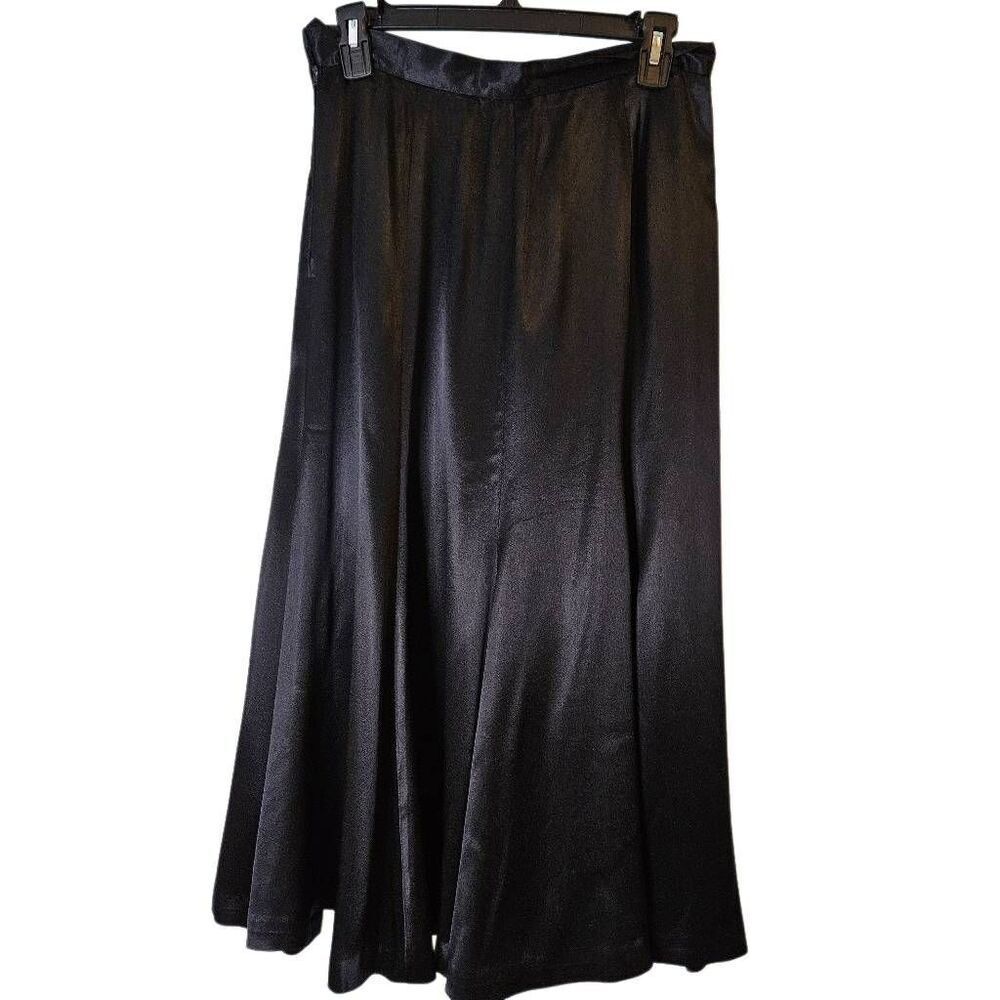Vintage Panther brand long black skirt. Size 12.